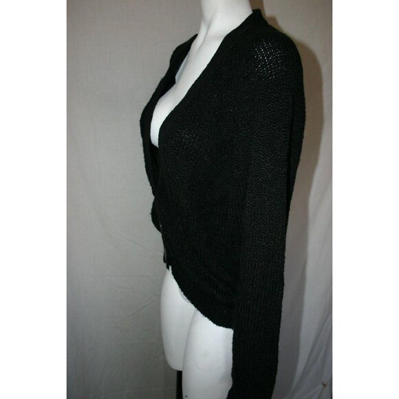 Cabin Creek Womens Black Cardigan Sweater Size Large - Picture 4 of 6